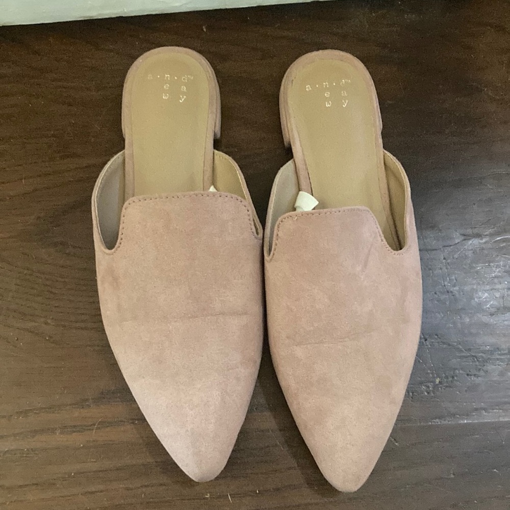 A New Day blush mules